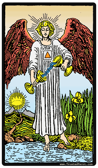 Temperance tarot card