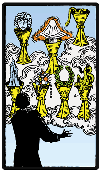 Seven of Cups tarot card