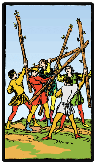 Five of Wands