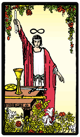 The Magician tarot card