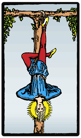The Hanged Man tarot card