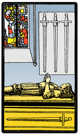 Four of Swords tarot card