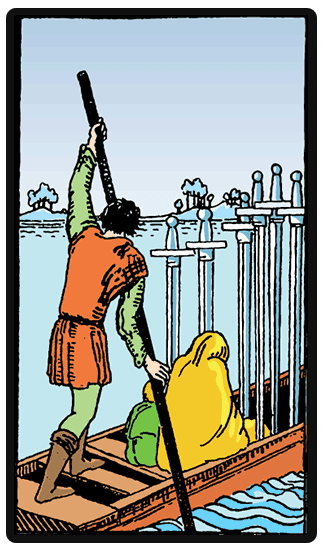 Six of Swords tarot card