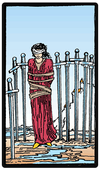 Eight of Swords tarot card