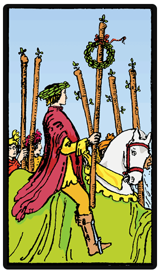 Six of Wands tarot card