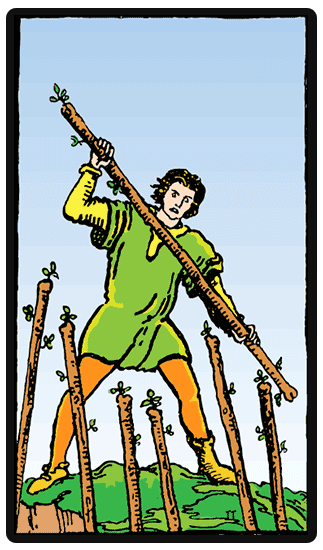 Seven of Wands tarot card