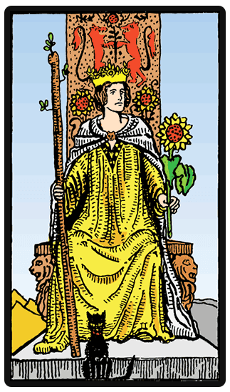 Queen of Wands tarot card